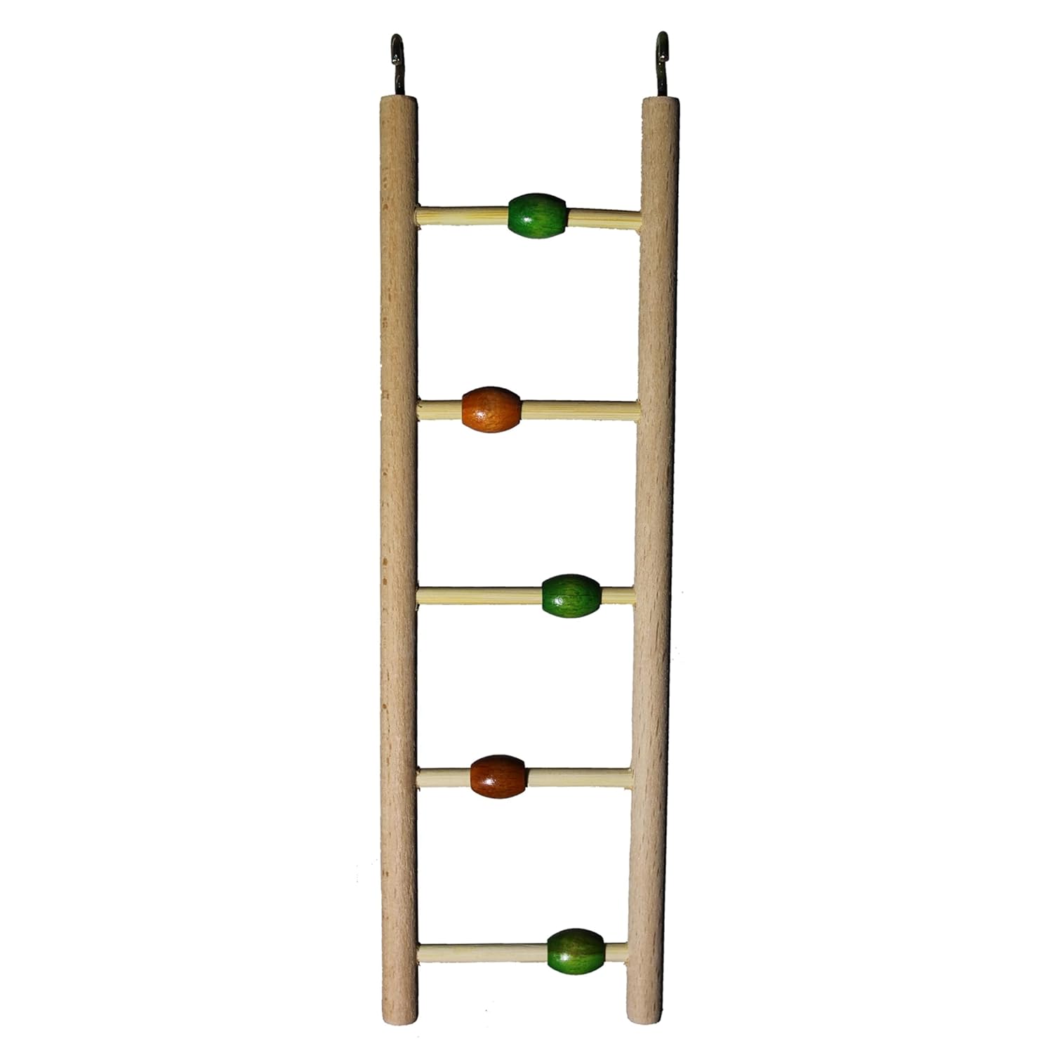 Petistera Boncuklu Ahşap Kuş Merdiveni 7x25 cm