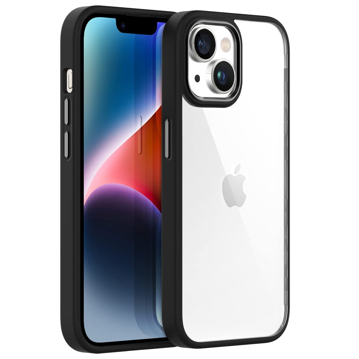 BUFF LABS iPhone 14 New Air Bumper Kılıf, Koruyucu Telefon Kılıfı (Siyah)