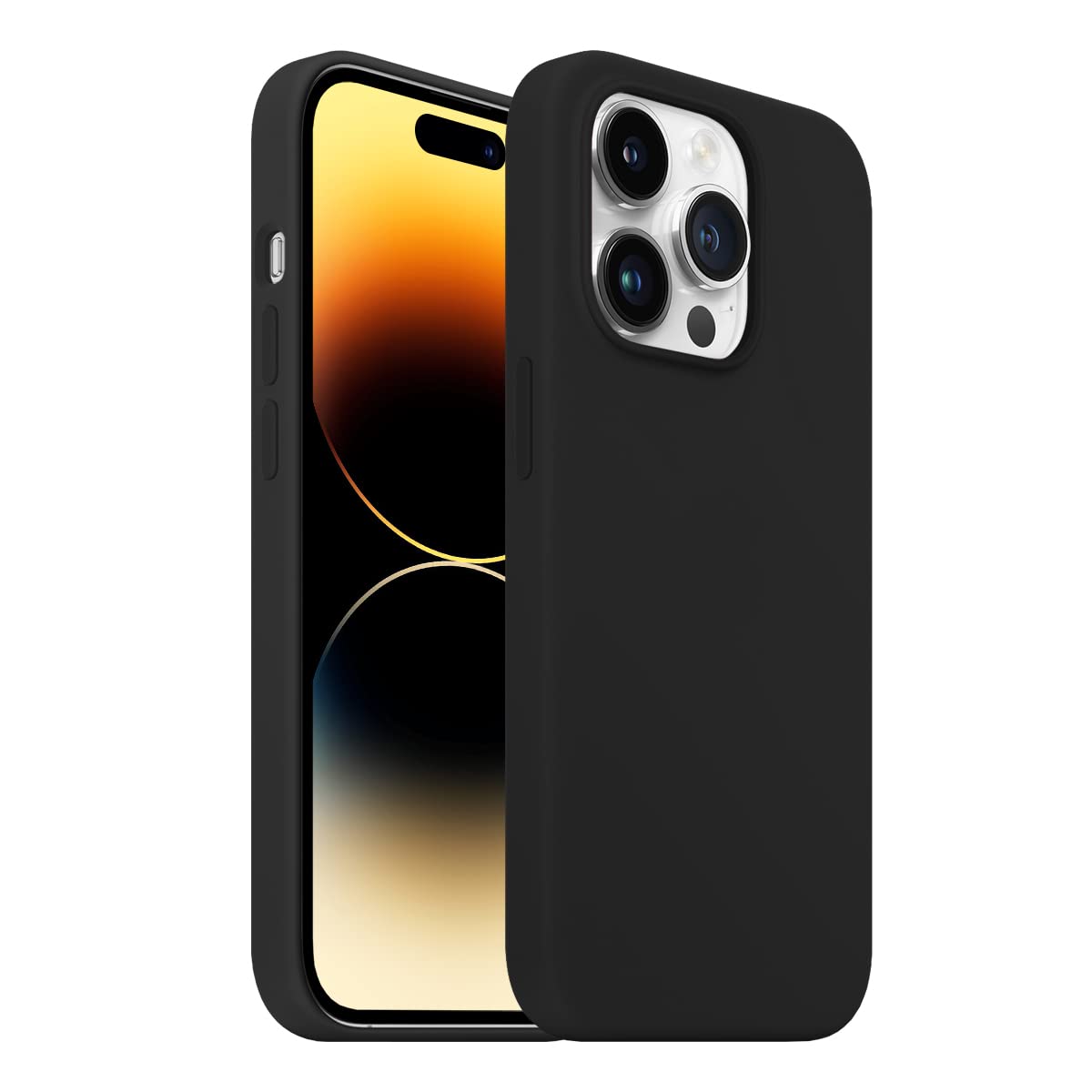 Buff iPhone 14 Pro Rubber Fit Kılıf Black