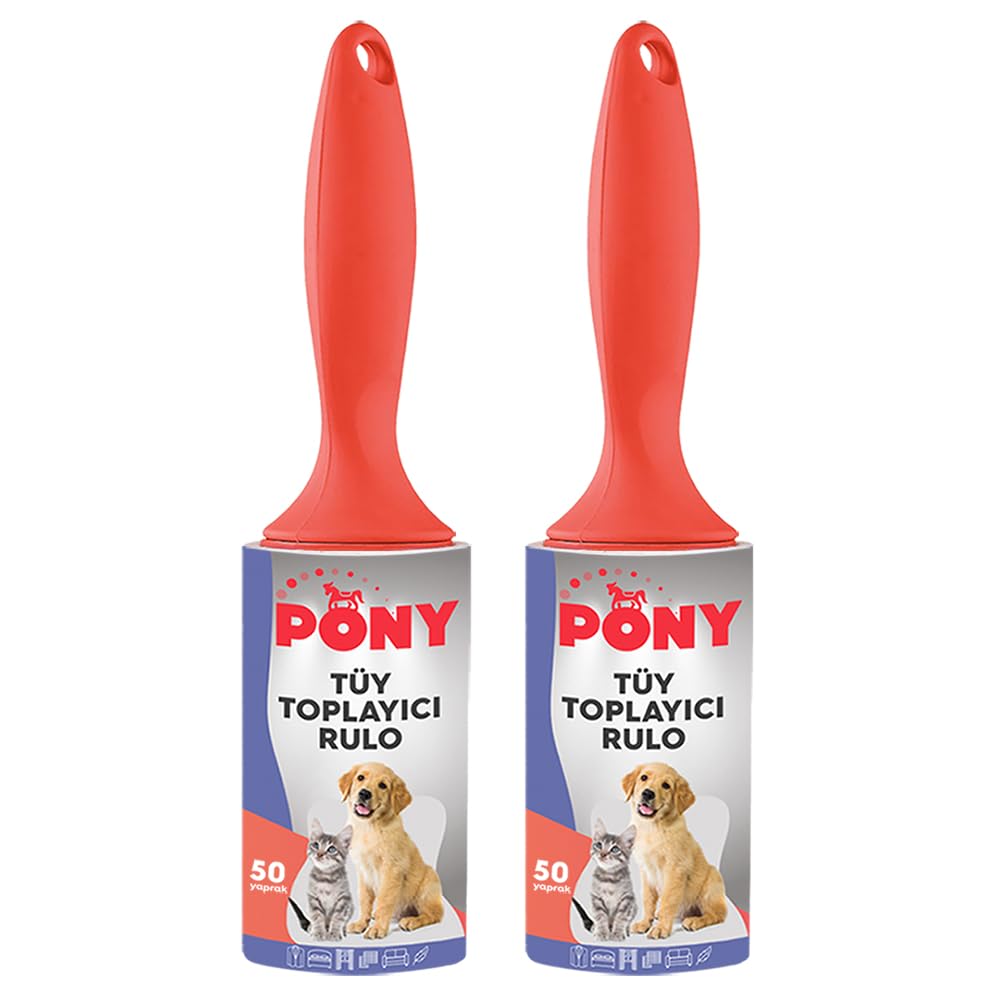 PONY TÜY TOPLAYICI RULO 2 Lİ SET KEDİ KÖPEK