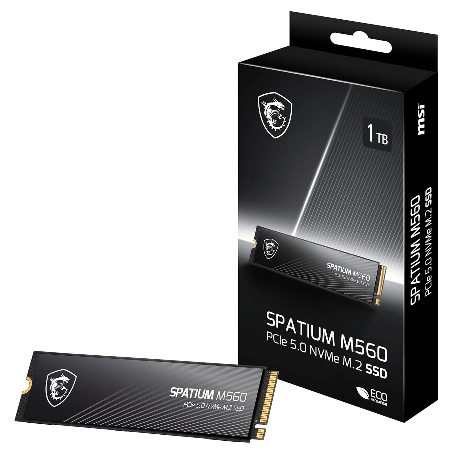 MSI SSD SPATIUM M560 PCIE 5.0 NVME M.2 1TB R:10200 W:8400