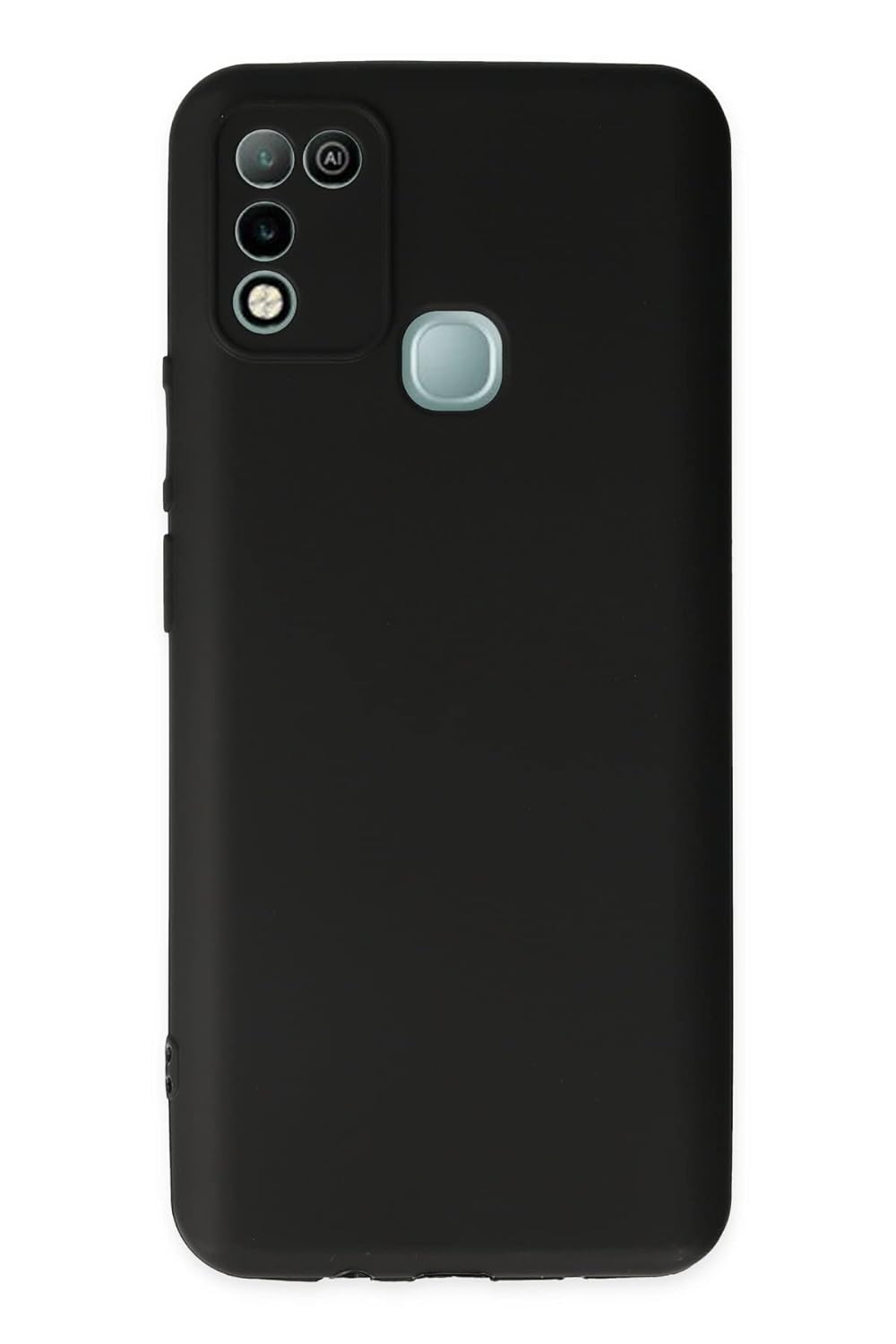 Nevarium İnfinix Hot 10 Play Kılıf Yumuşak Dokulu Silikon - Siyah