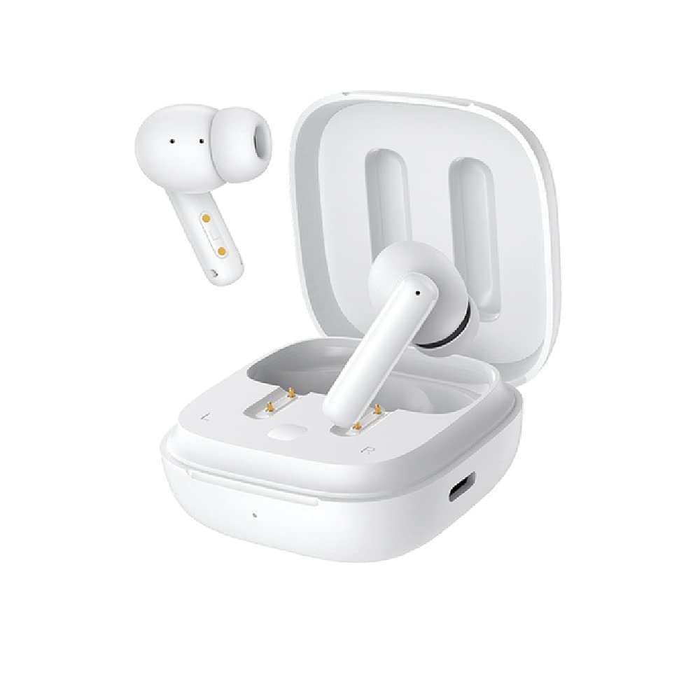 QCY T13 Anc 4 Mikrofon Bluetooth 5.3 Kablosuz Kulaklık Beyaz Aktif Gürültü Engelleyici