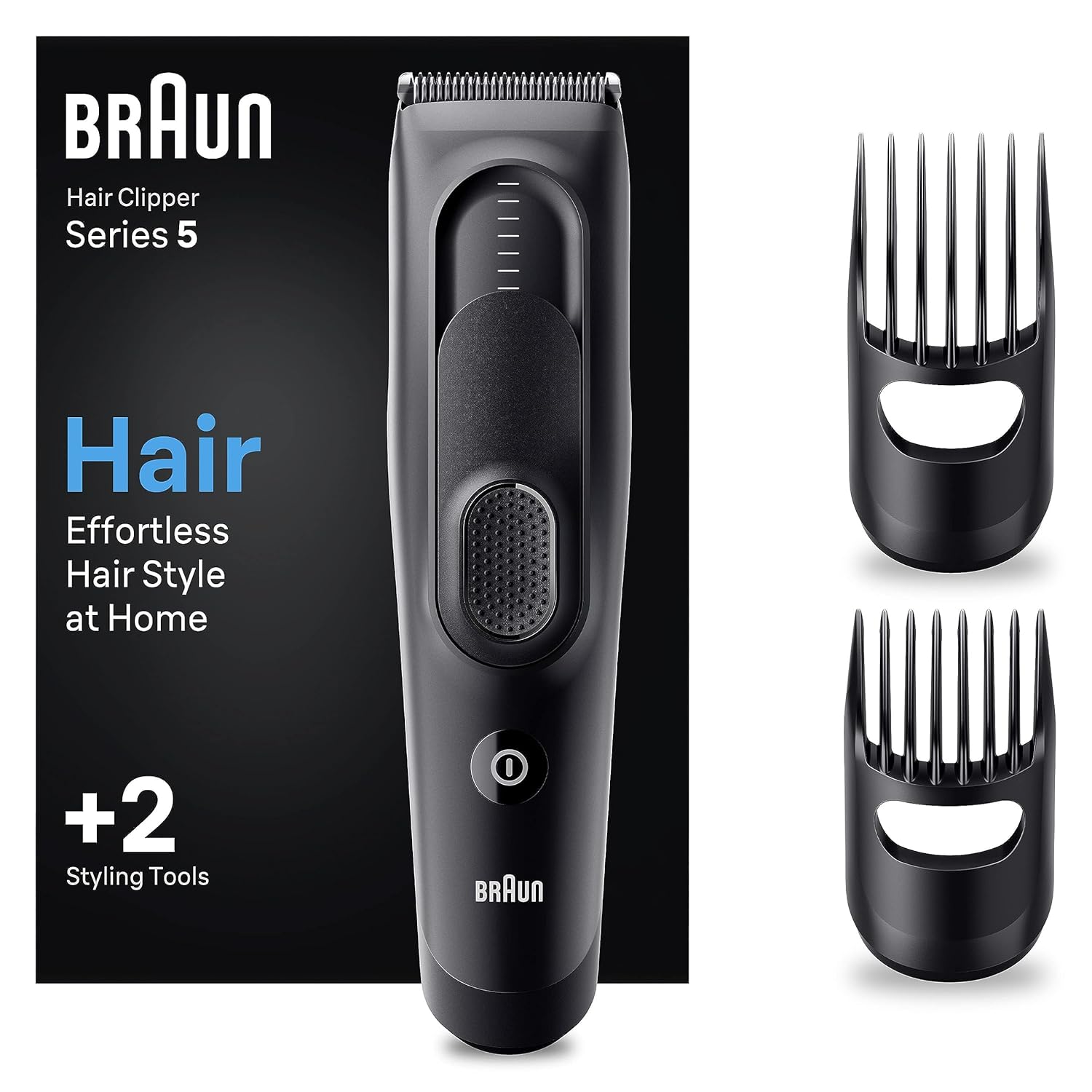Braun Series 5 HC5330, Erkekler İçin 17 Uzunluk Ayarına Sahip Saç Kesme Makinesi