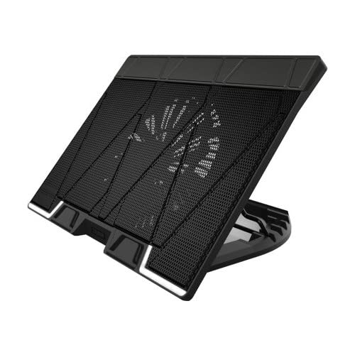 Zalman ZM-NS3000 17" 200MM Fanlı 6 Kademe Yuksekli̇k Ayarlı Tyep-C Data Baglantılı Notebook Stand ve Sogutucu