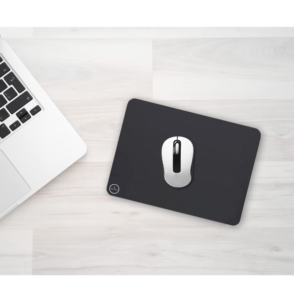 Black Deer Siyah Professional Oyuncu Gaming Mouse Pad,Ofis, Kaydırmaz Taban Mouse Pad (30x25 S)
