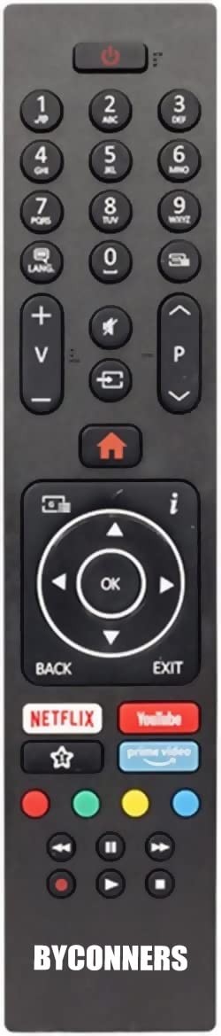 BYCONNERS VESTEL REGAL SEG NETFLIX YOUTUBE PRIME VIDEO TUŞLU KUMANDA SMART LCD LED TV KUMANDASI
