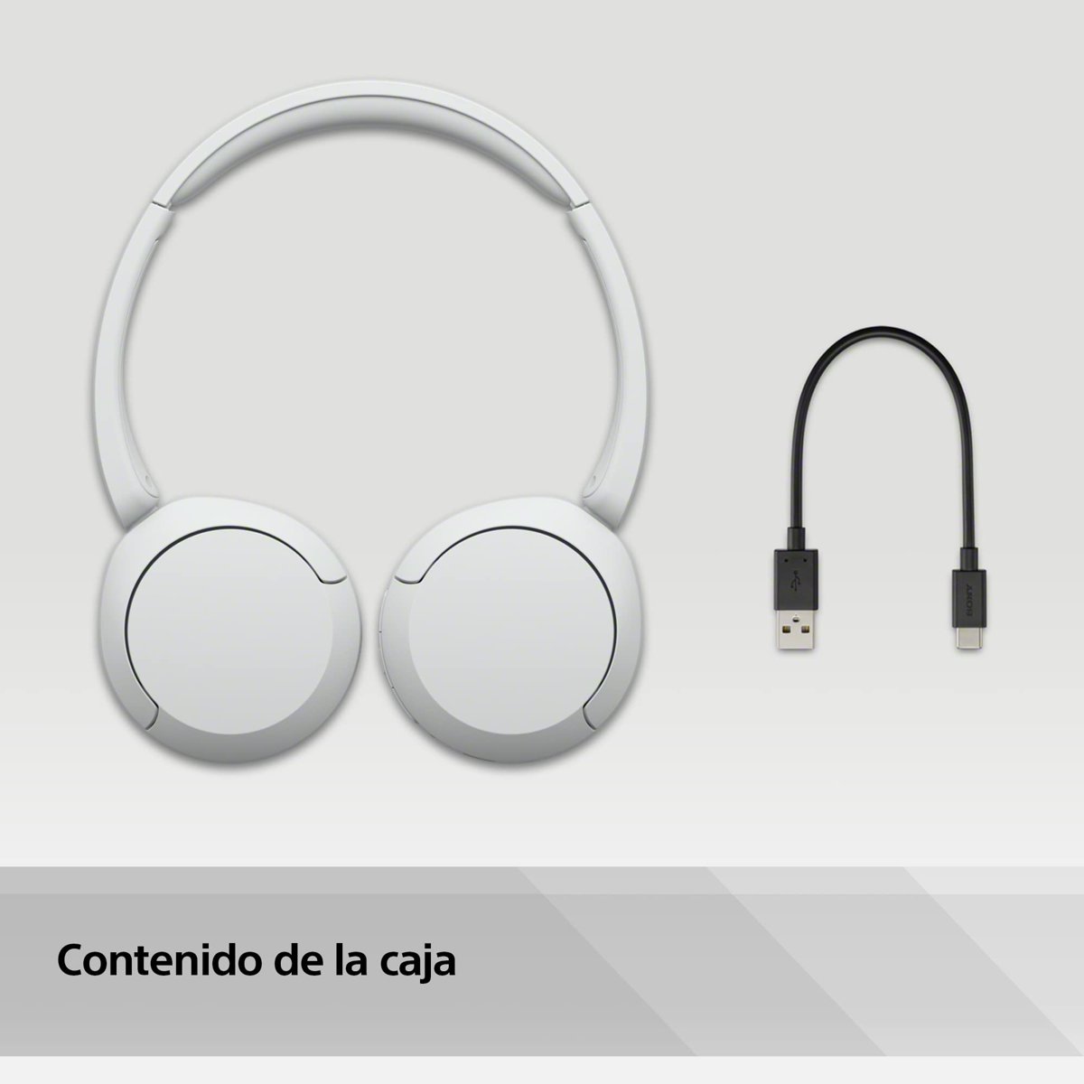 Sony WH-CH520 Kablosuz Bluetooth Kulaklık - Hızlı Şarj Fonksiyonlu 50 Saate Kadar Pil Ömrü, Kulak Üstü Modeli - Beyaz