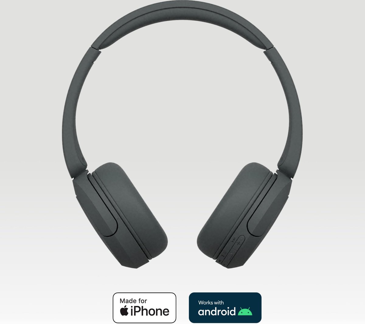 Sony WH-CH520 Kablosuz Bluetooth Kafa Kulaklığı, Ses, Hafif Tasarım, 50 Saat Pil, Hızlı Şarj, Ekolayzır, Net Aramalar, iOS ve Android - Siyah