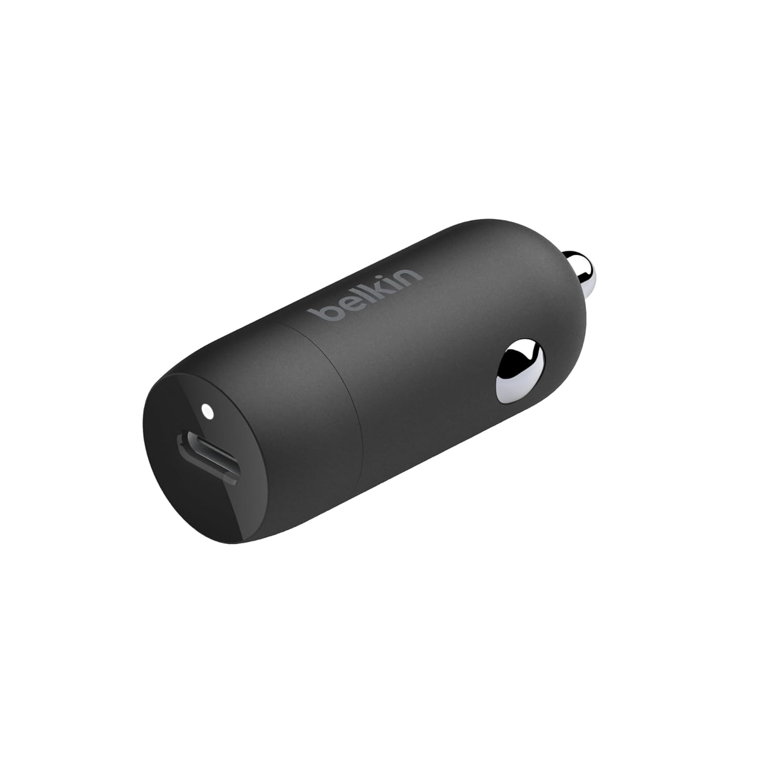 Belkin BoostCharge 30W Hızlı Araç Şarj Cihazı, USB-C Güç Dağıtım Portlu Kompakt Tasarım, iPhone 16, 15, Samsung Galaxy S23, Note, Pixel vb. için Evrensel Uyumluluğa Sahip USB Araç Şarj Cihazı - Siyah