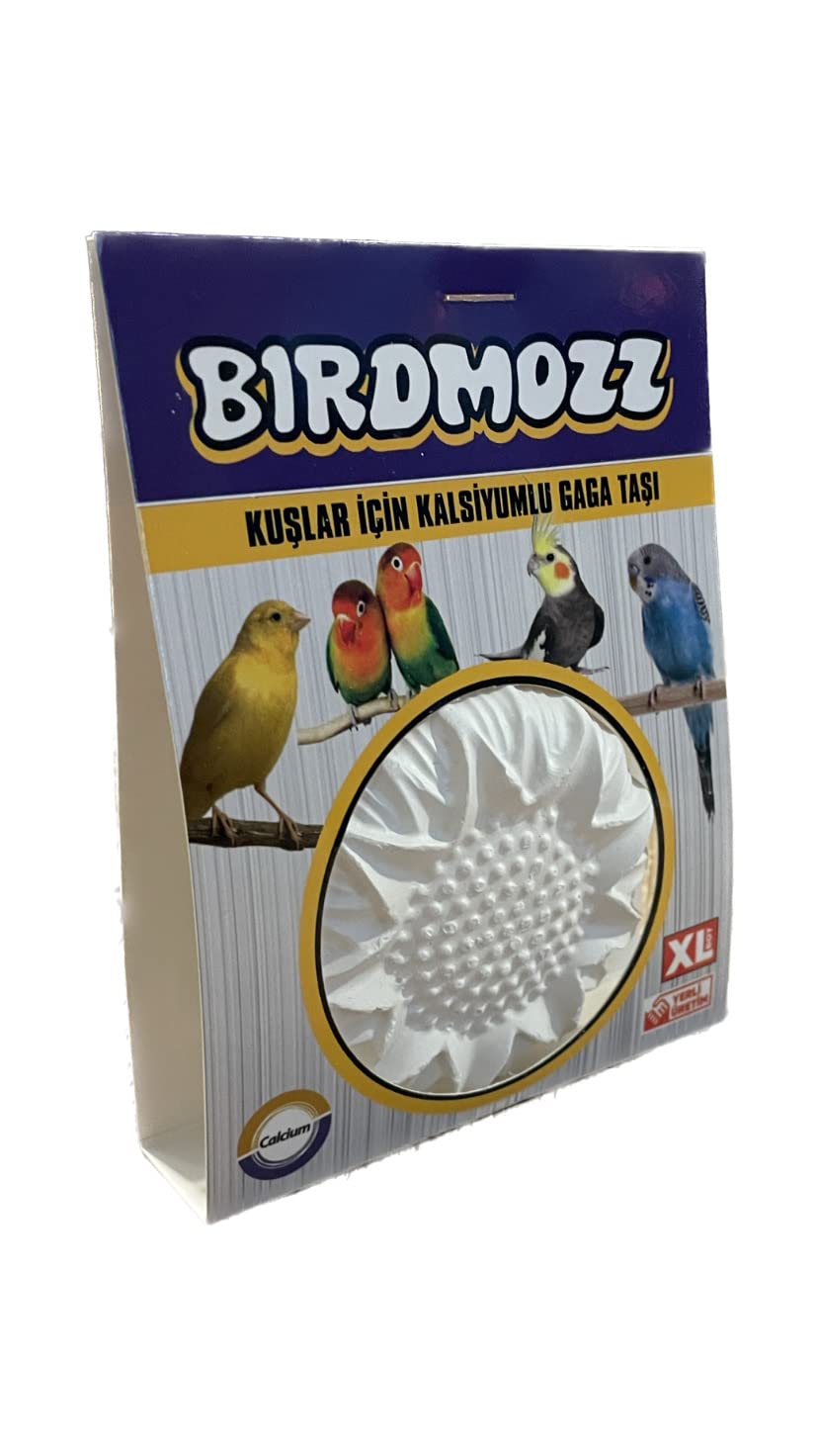 BirdMozz Kuşlar Için Xl Büyük Boy Kalsiyumlu Gaga Taşı
