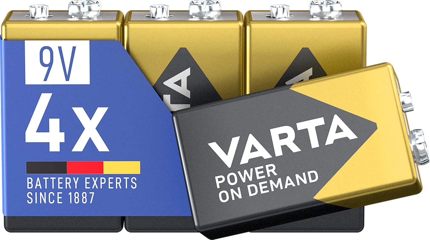 VARTA POWER ON DEMAND 9V Bli 4 Adet