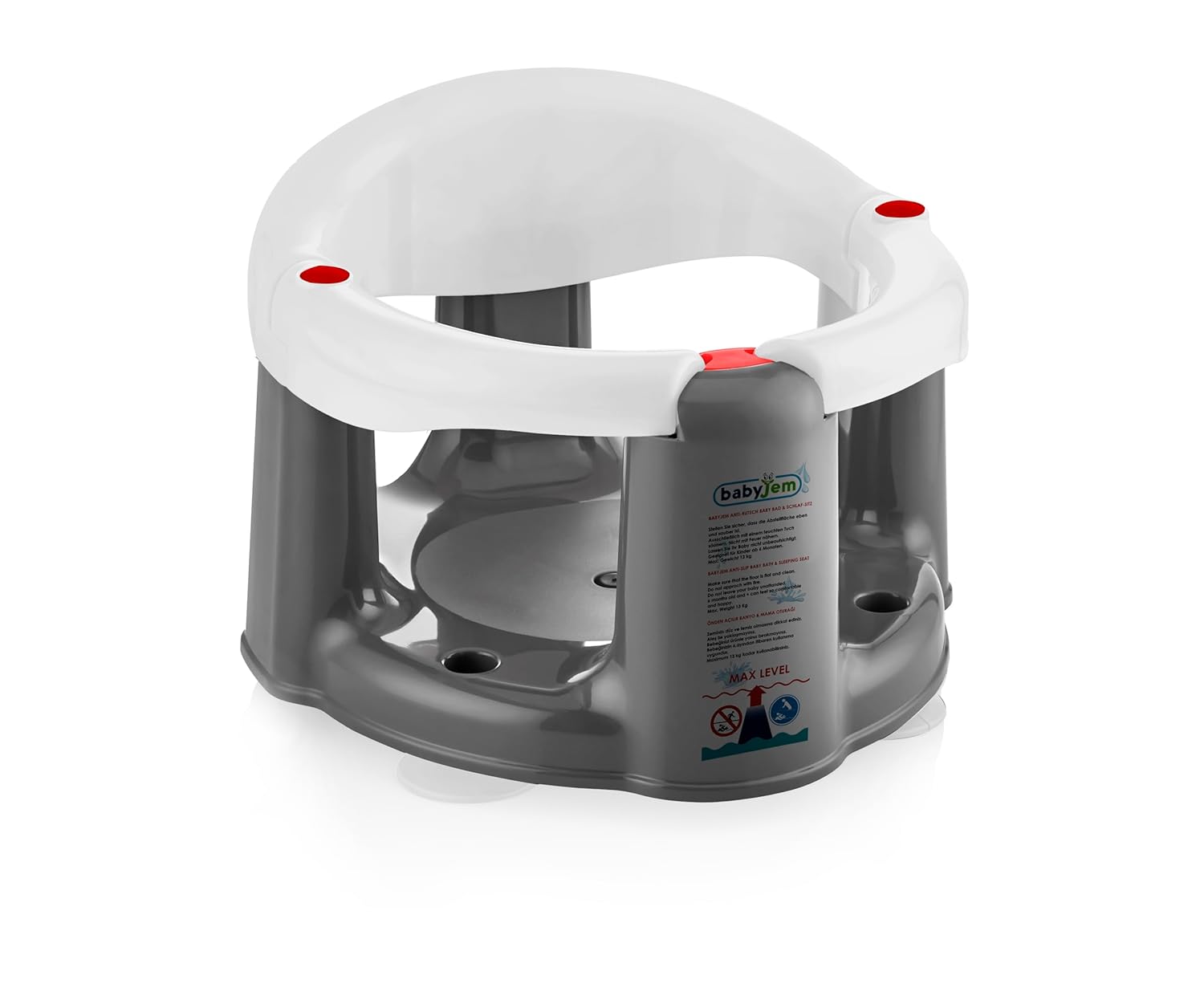 Babyjem Önden Açılır Banyo ve Mama Oturağı, Beyaz