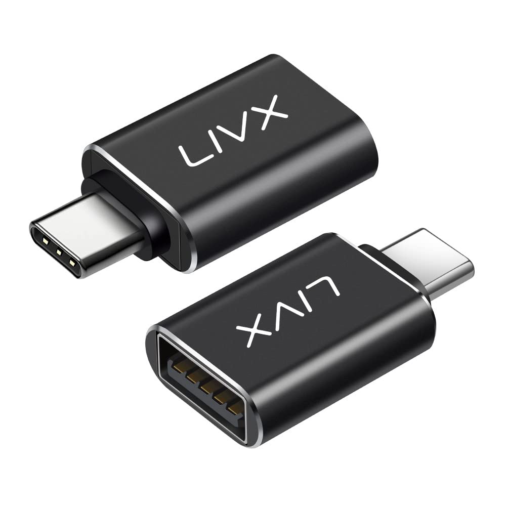 Livx USB 3.1 To Type-C 10Gbps 3A Hızlı Şarj ve Data Aktarımı Çevirici Dönüştürücü OTG Adaptör Siyah OTGCZ