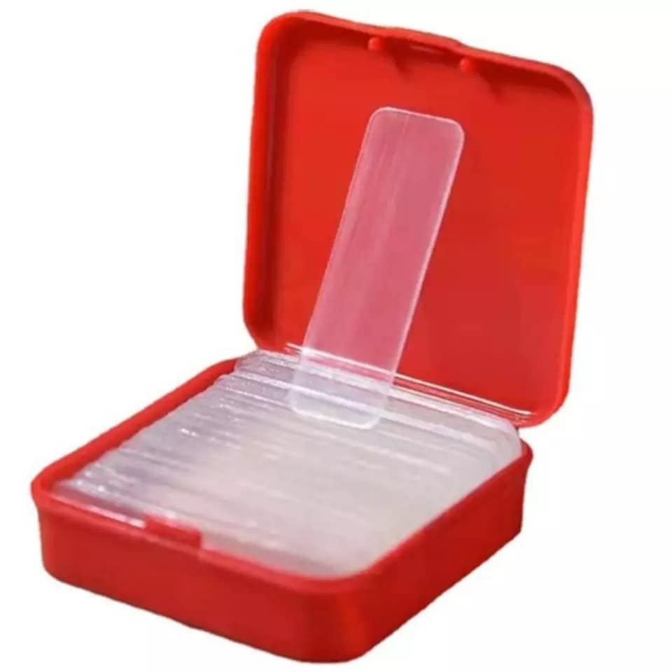 Ankanorm Çift Taraflı Şeffaf Bant Şeffaf Bant 60 Parça Kutulu Montaj Bandı Tekrar Kullanılabilir Çift Taraflı Bant (1,5 x 4,5cm)