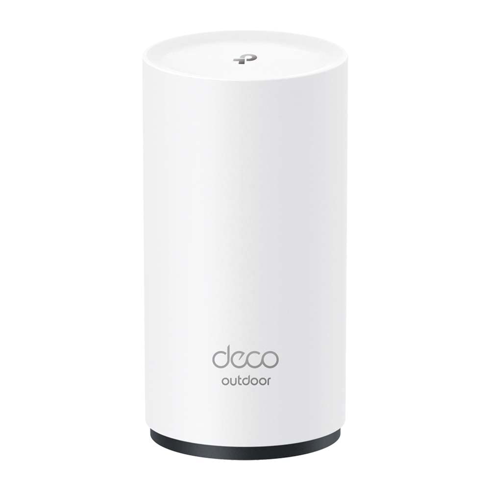 TP-Link Deco X50-Outdoor 1-Pack, AX3000 Mbps, IP65 Toza ve Suya Dayanıklılık, Dual-Band, Gigabit Bağlantı Noktaları, 230 m² 'ye Kadar Kapsama, HomeSheild, Dış Mekan/İç Mekan WiFi 6 Mesh Ünitesi