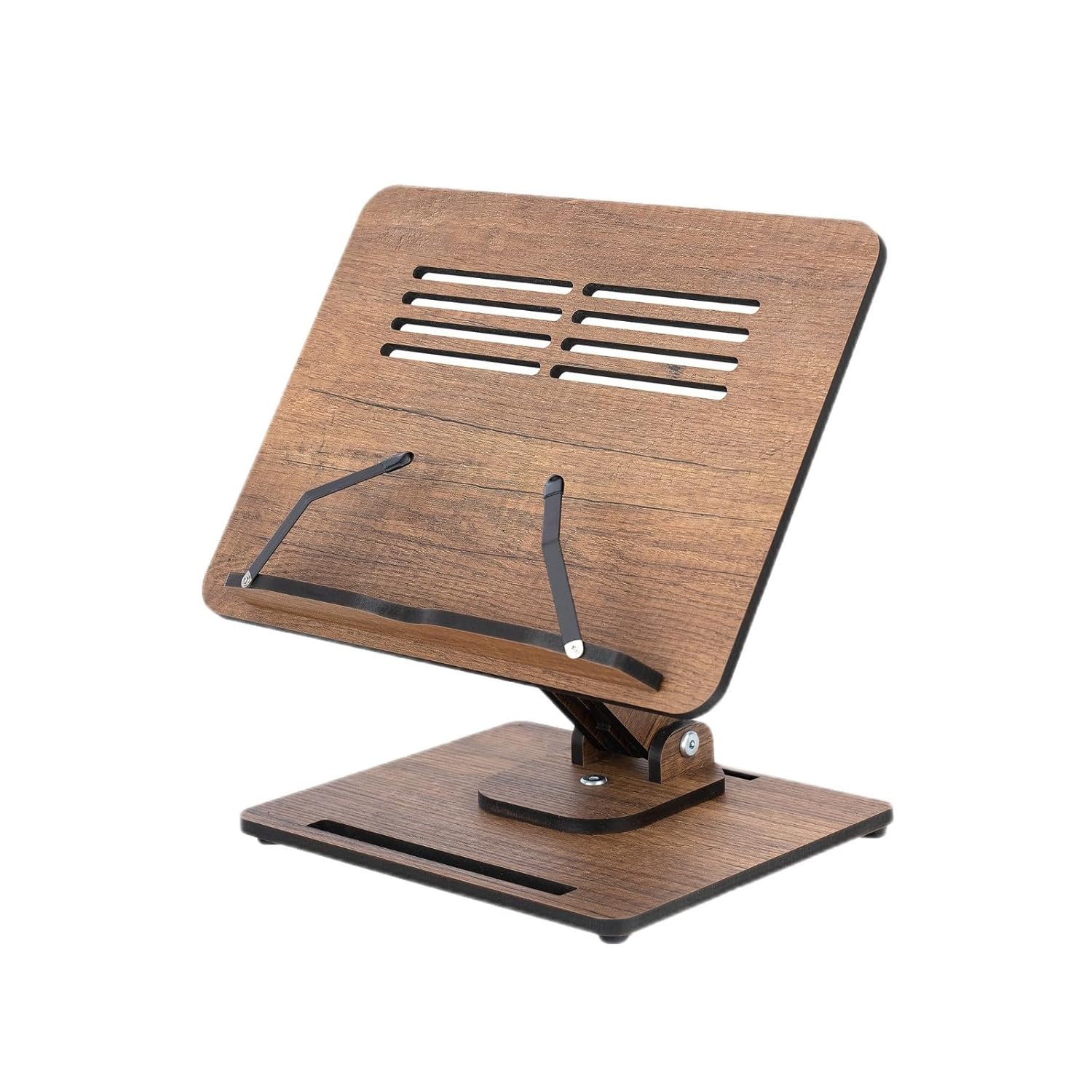 Vigo Wood - DYKOS Yükseklik Ayarlanabilir Katlanabilir 360º Dönebilen Kitap Okuma ve Laptop Standı