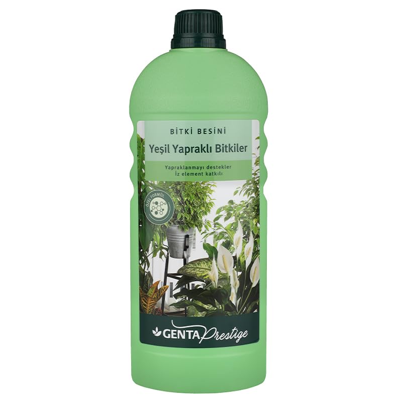 Genta Prestige Yeşil Yapraklı Bitkiler İçin Sıvı Bitki Besini Sıvı Gübre 1000 ml