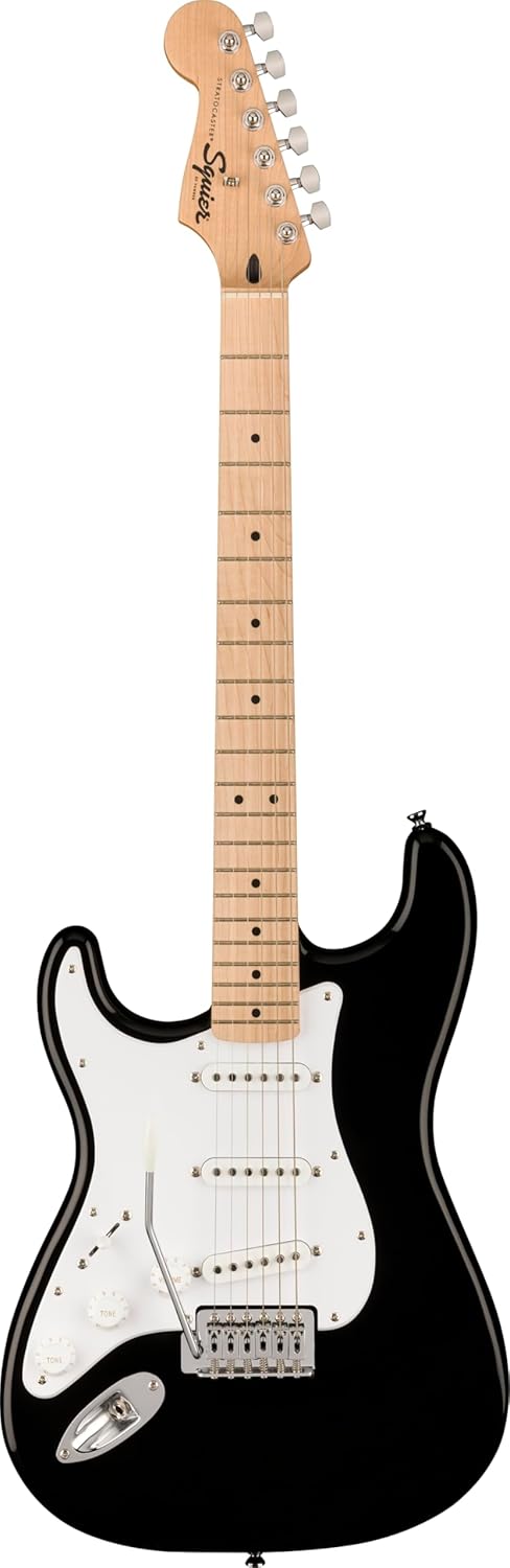Squier Sonic Stratocaster Left-Handed Black Solak Elektro Gitar