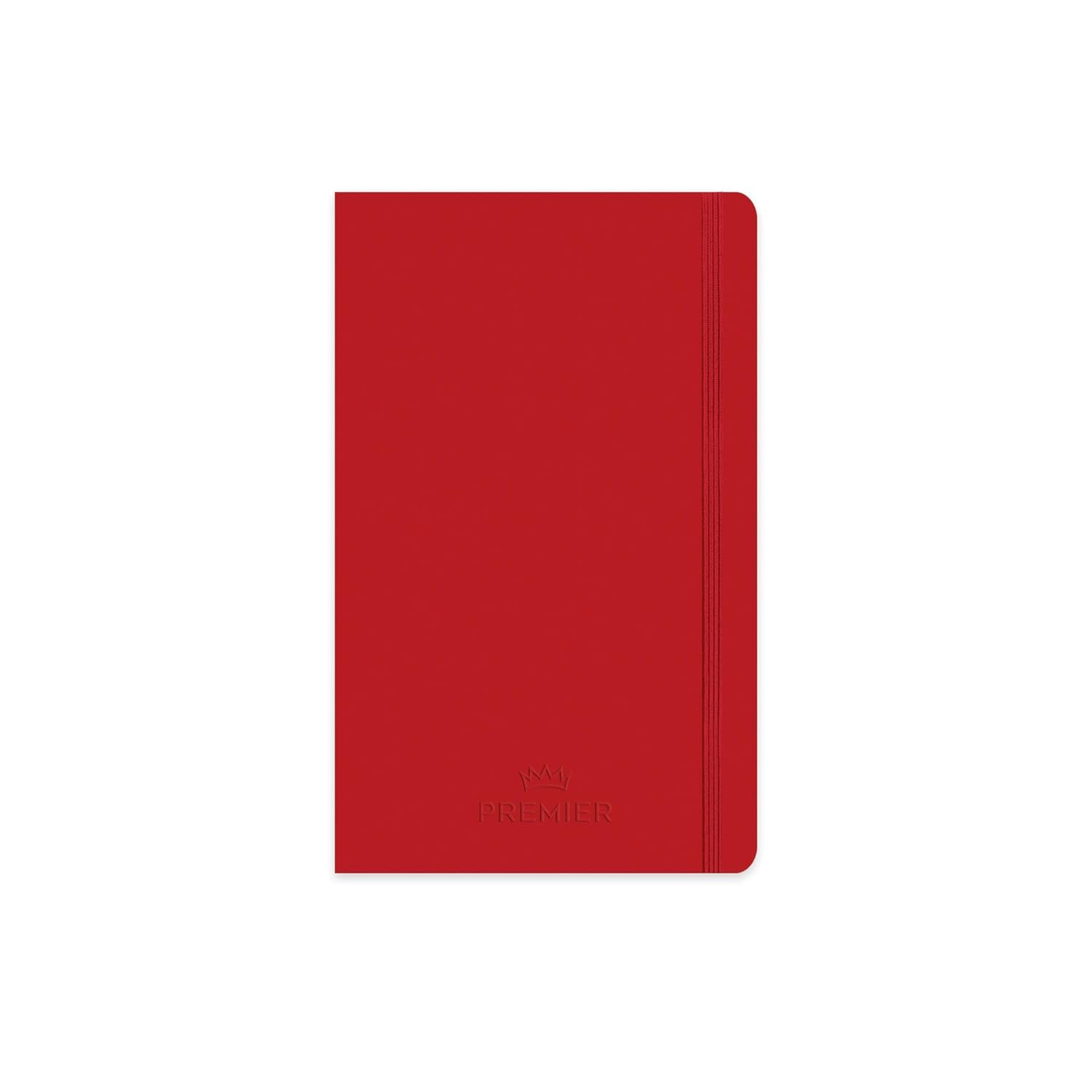 Keskin Color 13x21 96 Yaprak Düz Ciltli Premier Defter - Kırmızı