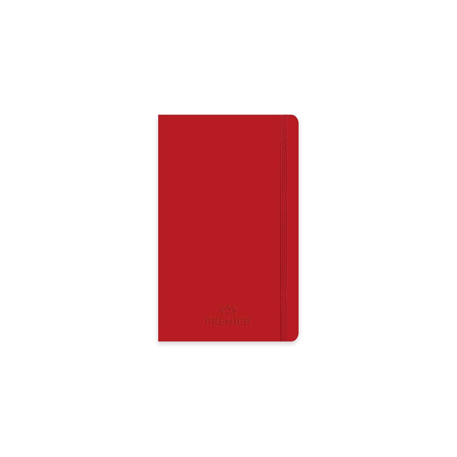 Keskin Color 9x14 80 Yaprak Çizgili Ciltli Premier Defter - Kırmızı