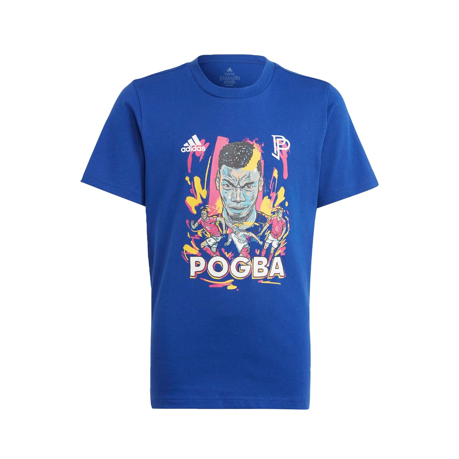 adidas Unisex Çocuk Y Pogba G T Tişört, Selubl, 4-5 Yaş