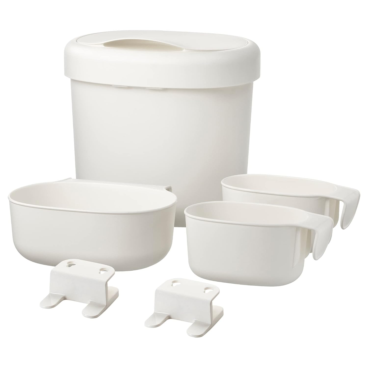 IKEA ÖNSKLIG stor Sepetler Değişen TBL 4'lü Set, Beyaz
