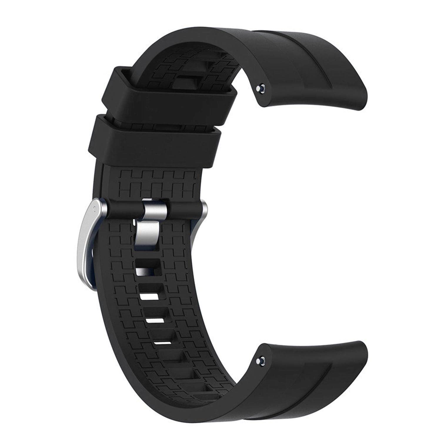Microsonic Xiaomi Watch S1 için Kordon, Silicone RapidBands Siyah [Watch S1 ile Uyumlu Kordon - Siyah]