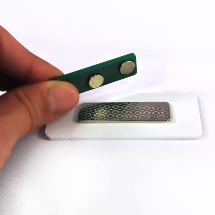 Mıknatıslı İsimlik Yaka İsimliği Mıknatısı Yeşil 3 Mıknatıslı 5 Adet