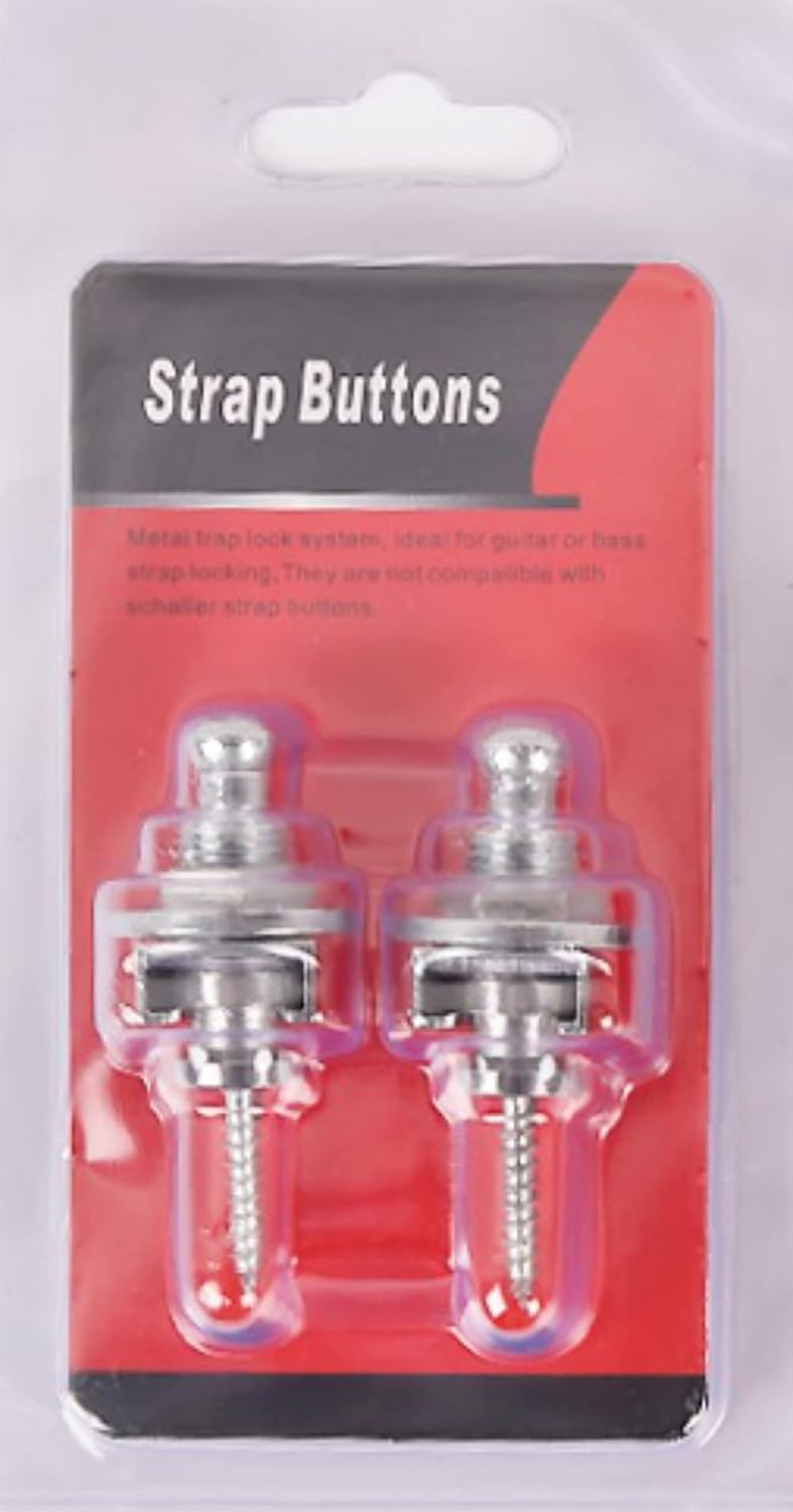 Raymond Joes SB01CR Gitar Askı Kilidi Straplock (1 Çift Gri Renkli)