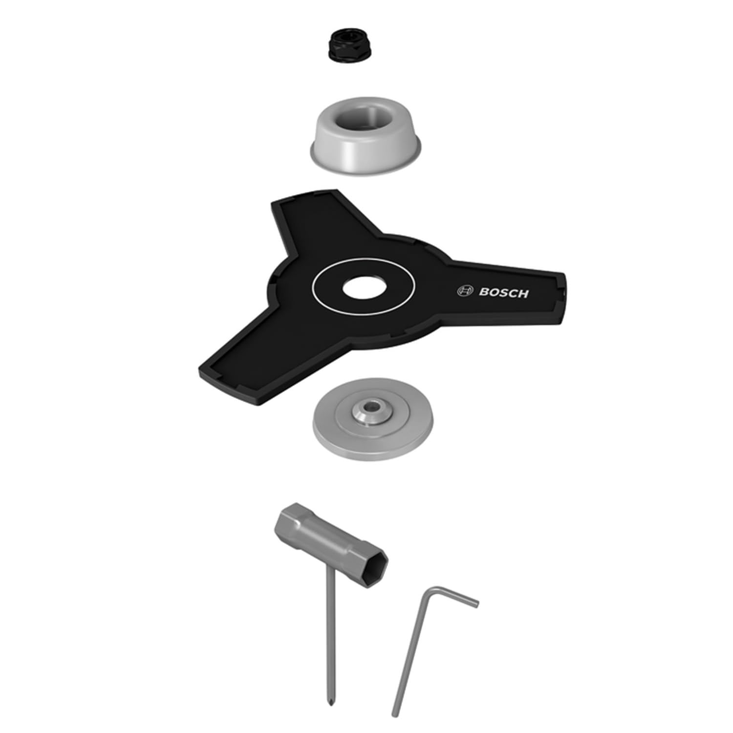 Bosch Tırpan Makinesi Bıçak Seti 23cm, 2mm + Kit (AGC 36V-33 için)