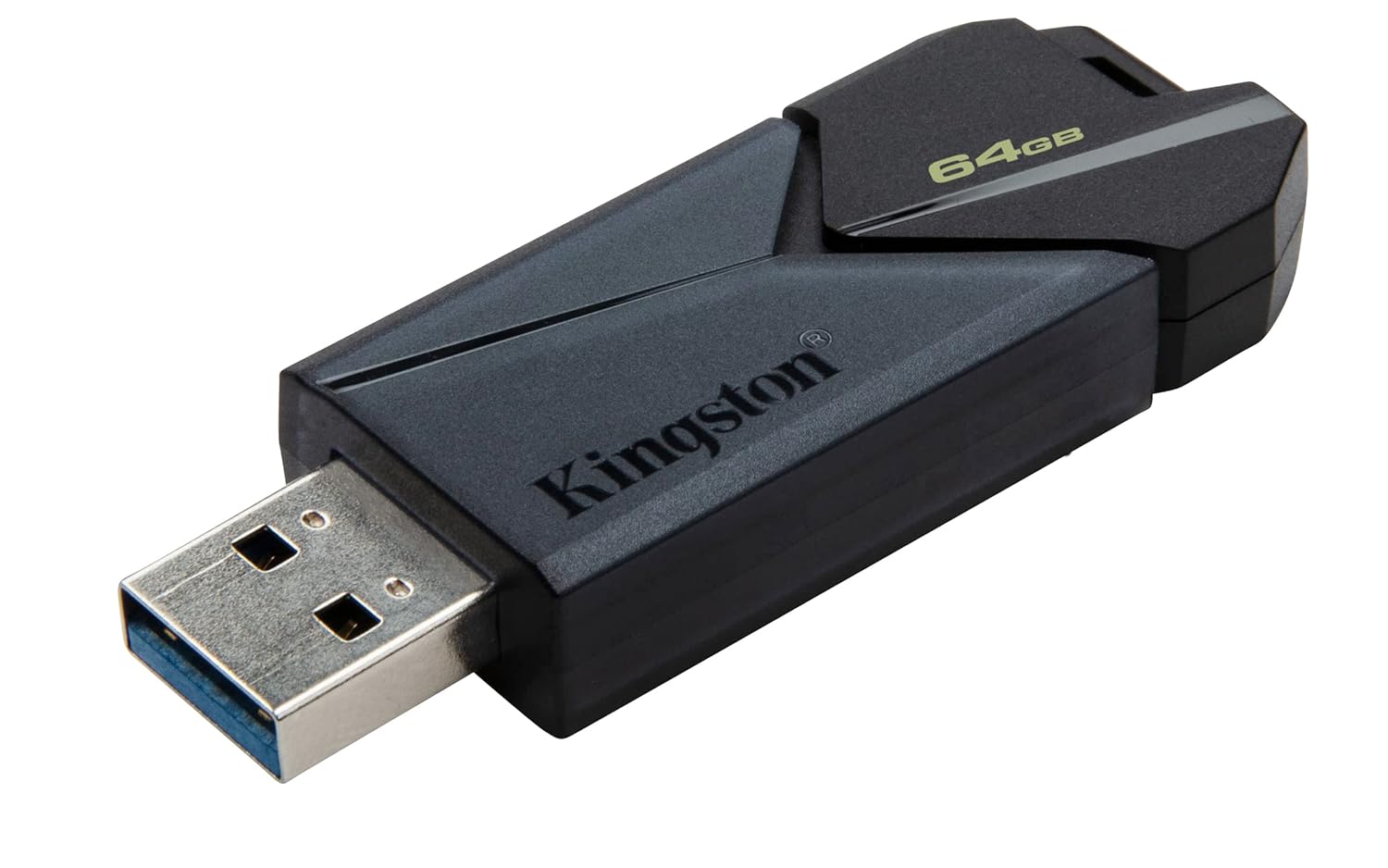 Kingston DataTraveler Exodia Onyx USB bellek 3.2 DTXON/64GB Gen 1 - ince, hareketli kapaklı