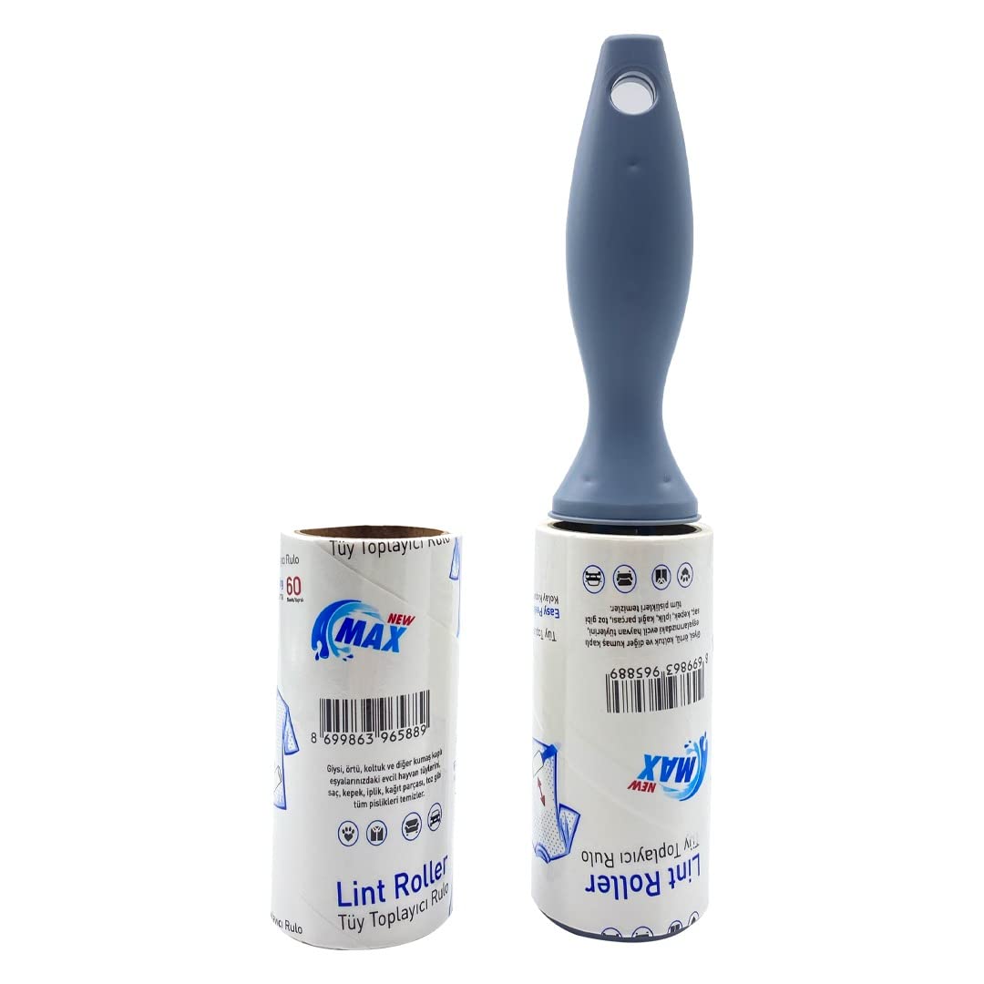 New Max 60+60 Yedekli Tüy Toplayıcı Rulo Set