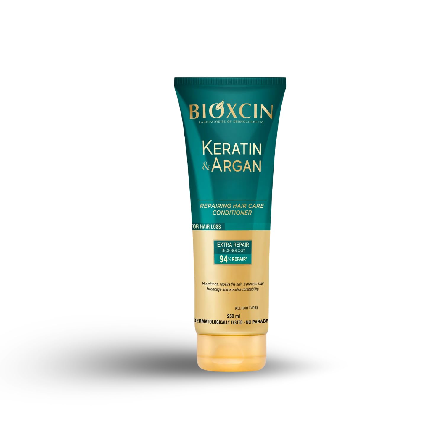 Bioxcin Keratin & Argan Onarıcı Saç Bakım Kremi – Yıpranmış ve Hasar Görmüş Saçlar İçin – 250 ml – BioComplex B11, Hidrolize Keratin ve Argan Yağlı