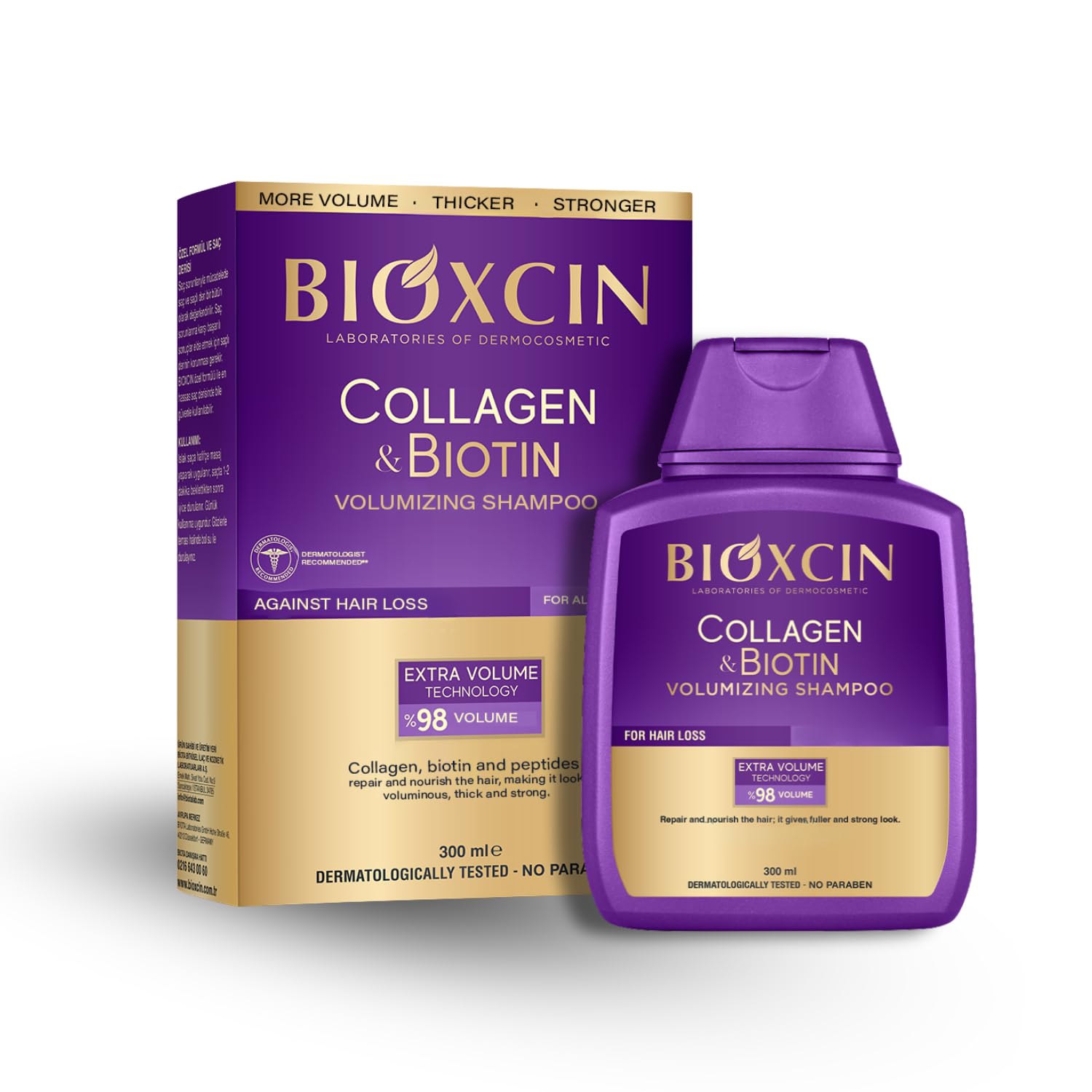 Bioxcin Collagen & Biotin Ekstra Hacim & Dolgunlaştırıcı Şampuan 300 Ml - Ince Telli Ve Hassas Saçlar