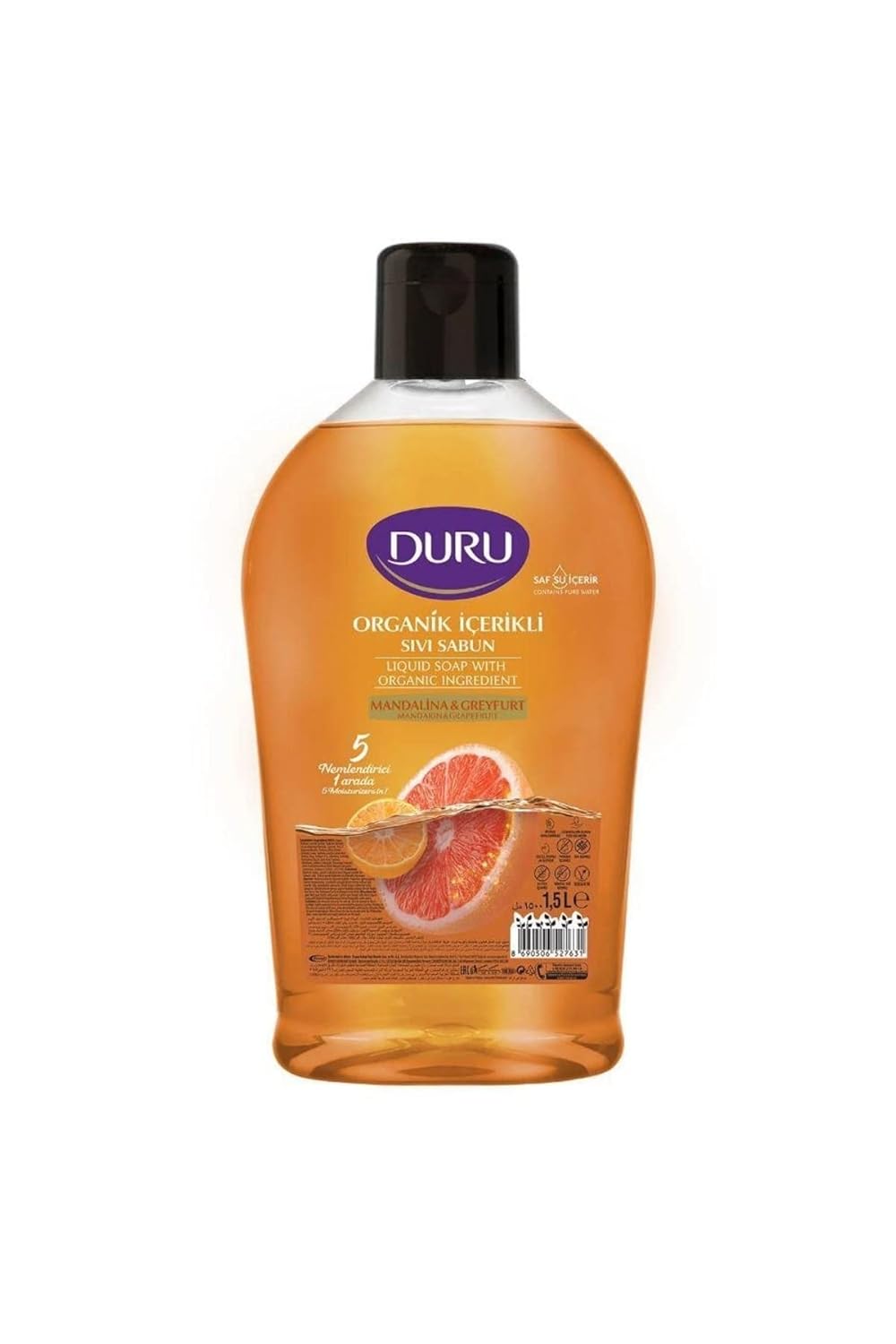 DURU Sıvı Sabun, Mandalina Gold, 1.5 Litre