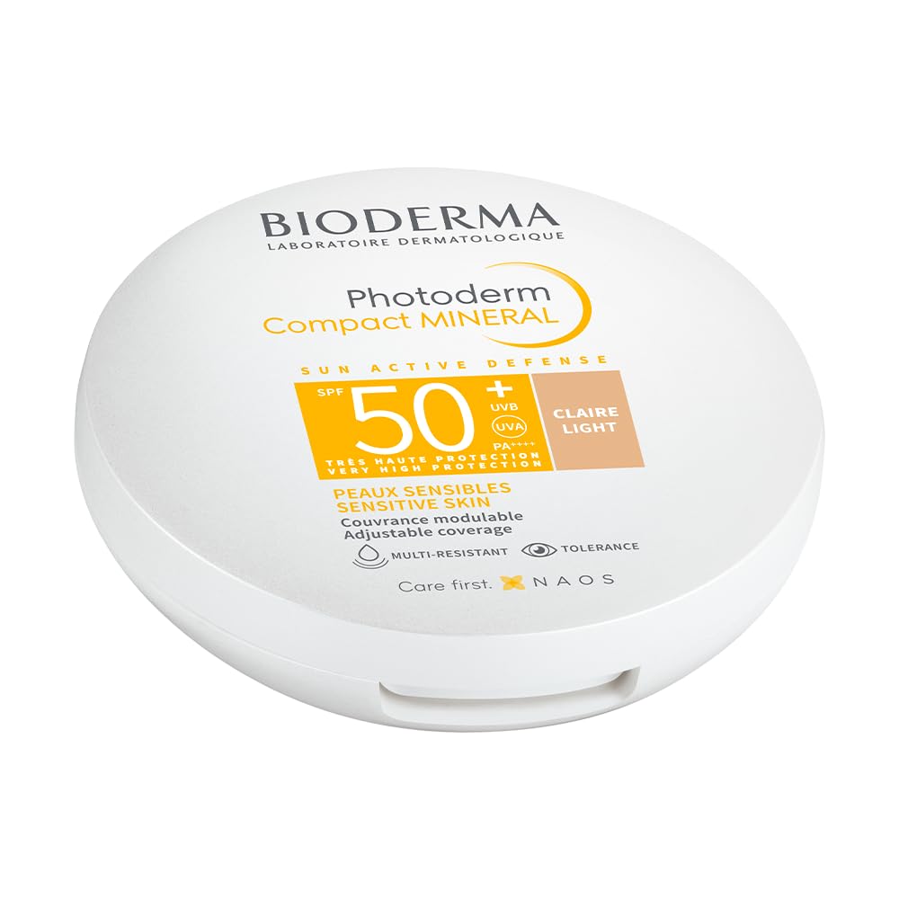 Bioderma Photoderm Mineral Compact Light SPF50+ Kapatıcı Etkili Yüksek Korumalı Mineral Filtreli Güneş Koruyucu Kompakt Pudra 10 Gr