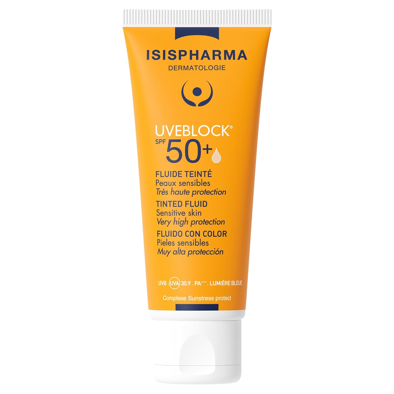 Isıs Pharma Uveblock Spf 50+ Dry Touch Light Tinted 40Ml