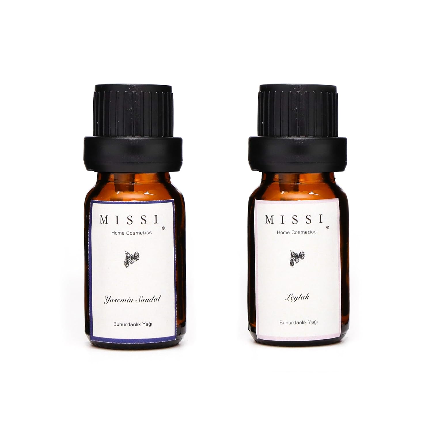 2'li Yasemin Sandal & Leylak Buhurdanlık Esansı/Yağı