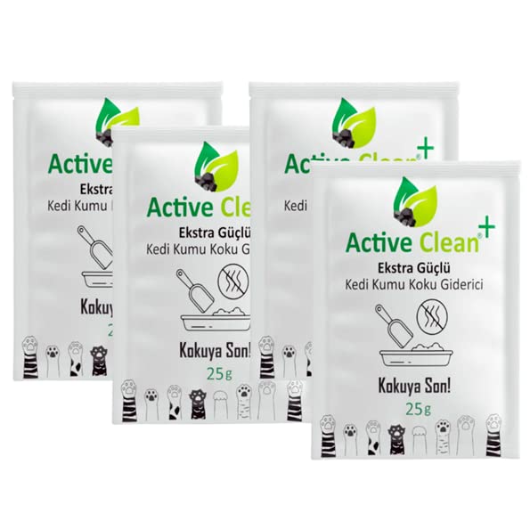 Active Clean Kedi Kumu Koku Giderici 25g x 4 Adet