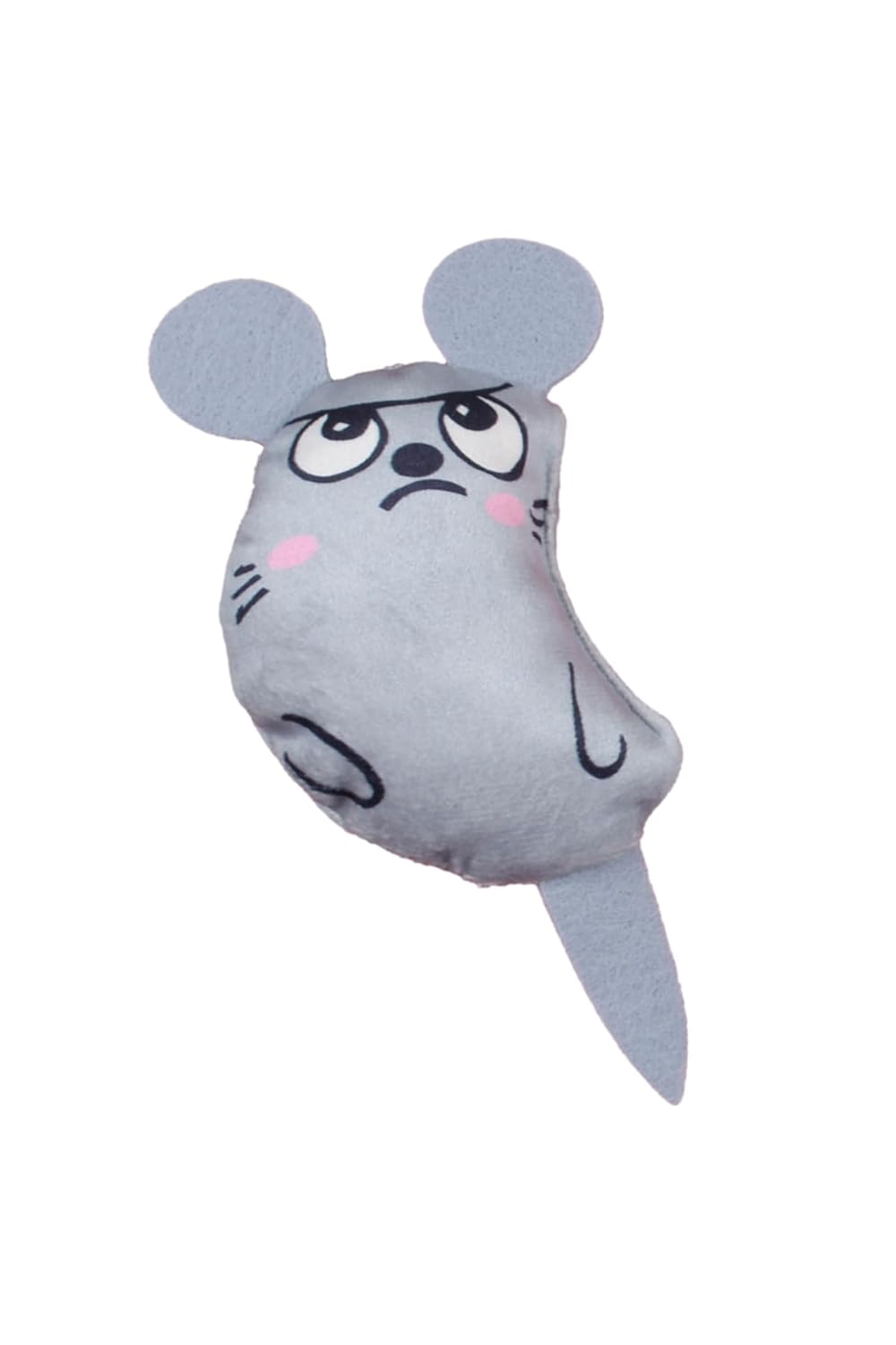 TİNEKE PELUŞ KEDİ OYUNCAĞI KEDİ OTLU CATNİPLİ GRİ 1 ADET