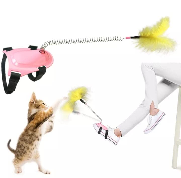 TİNEKE YAYLI KEDİ AYAK OYUN OLTASI 1 ADET