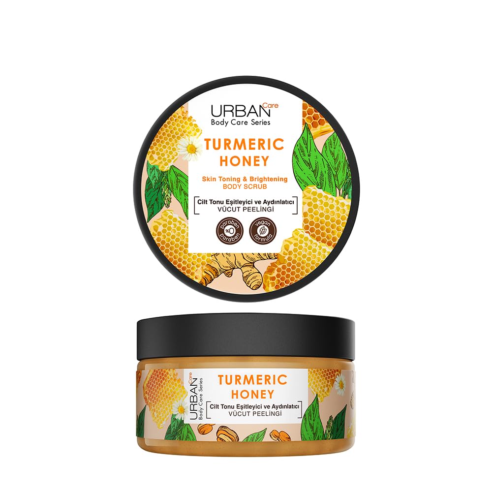 URBAN Care Turmeric Honey Cilt Tonu Eşitleyici Ve Aydınlatıcı Vücut Peelingi 200 ml- Vegan