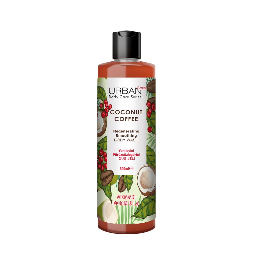 URBAN Care Coconut Coffee Yenileyici ve Pürüzsüzleştirici Duş Jeli 500 ml- Vegan