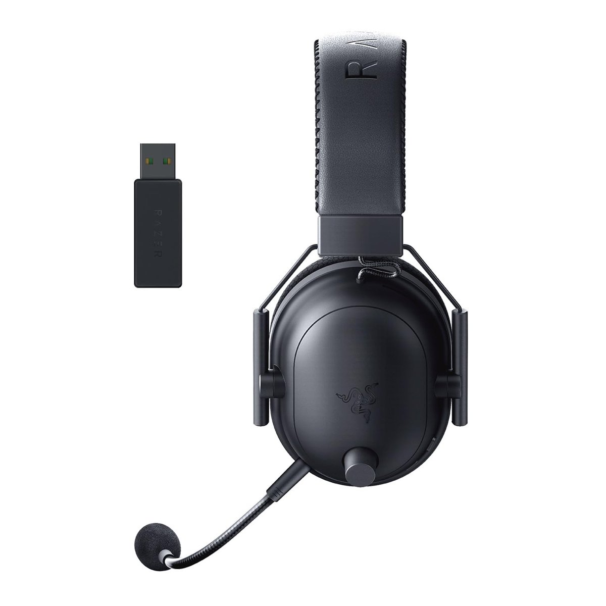 Razer BlackShark V2 Pro (2023) - PC Premium Kablosuz E-Spor Kulaklığı (HyperClear Süper Geniş Bant Mikrofon, TriForce Titanyum 50mm Sürücü, HyperSpeed ​​Kablosuz, 70 Saat Pil) Siyah