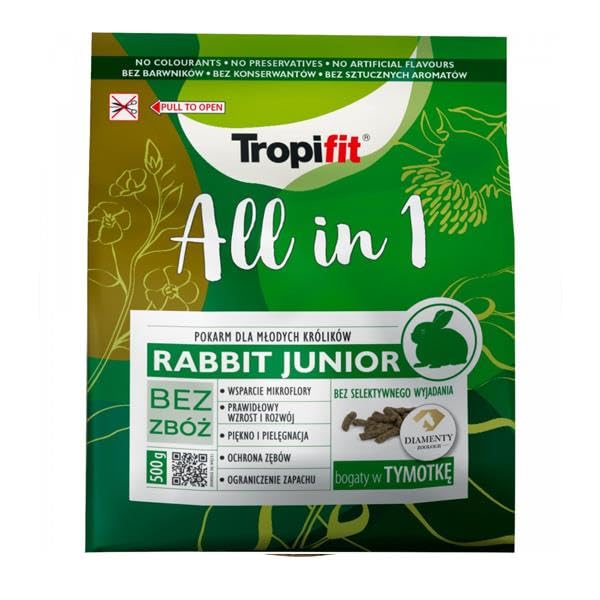 Tropifit All in1 Yavru Tavşan Yemi 500gr