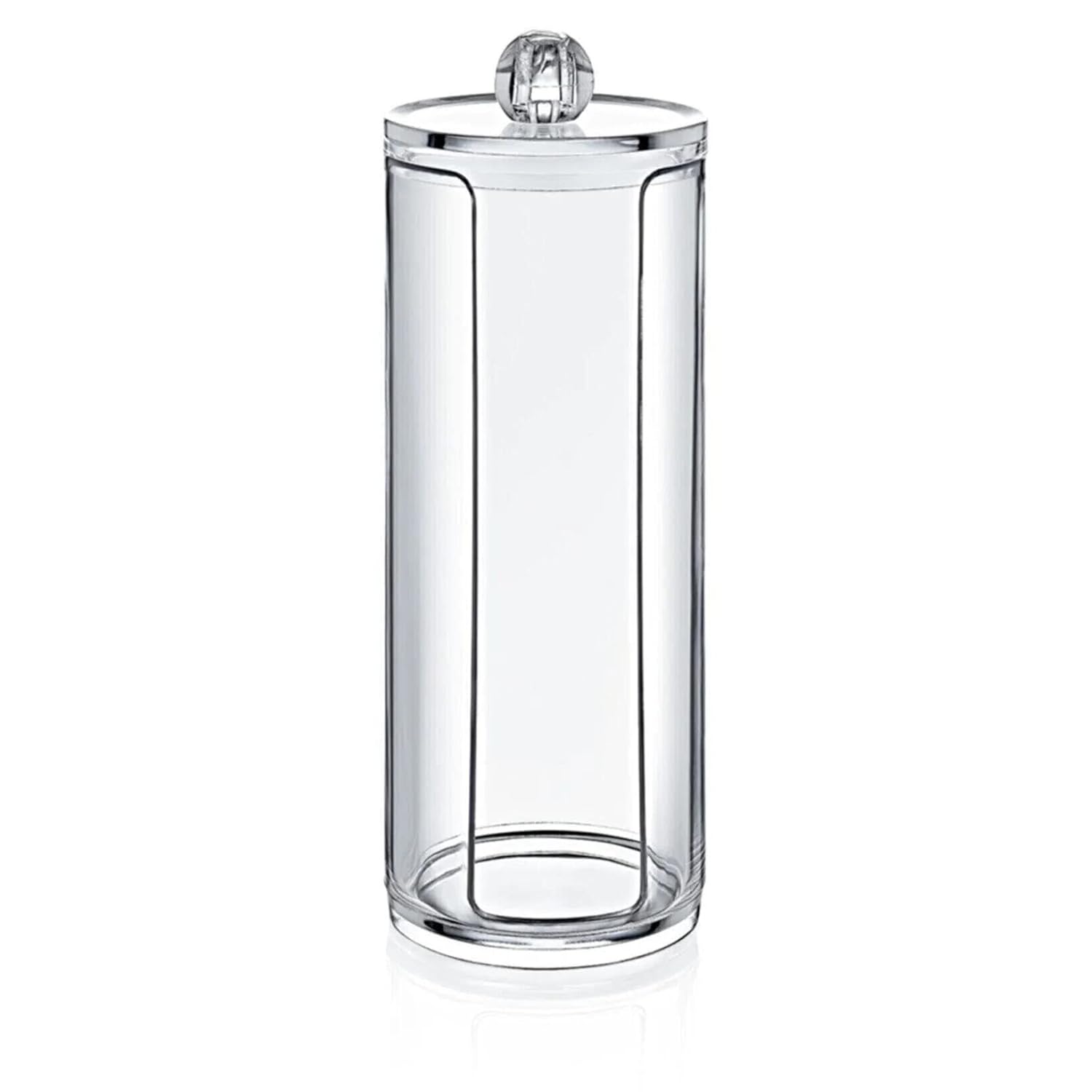 Lirazon Disk Pamukluk, Şeffaf Pamuk Organizeri, Kapaklı Makyaj Pamuğu Kutusu