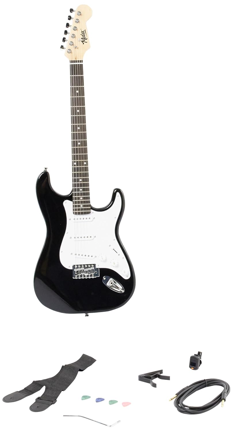 Midex RPH30WBS-BAG Profesyonel Elektro Gitar (Stand Gigbag Askı Capo Tuner Pena Kablo Yedek Tel)