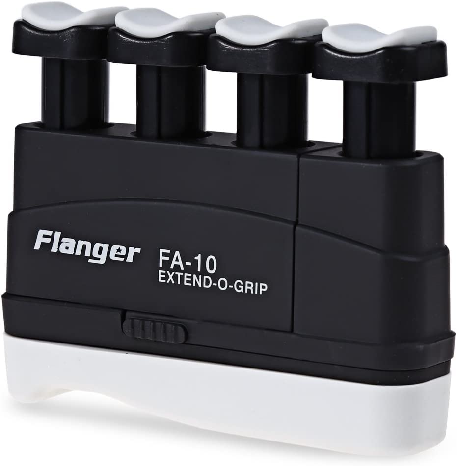Flanger Fa-10 Parmak güçlendirici, gitar piyanosu, parmak çalıştırıcı, egzersiz aleti, gitar, piyano, golf, tenis ve fizyoterapi için parmak gücü antrenmanı