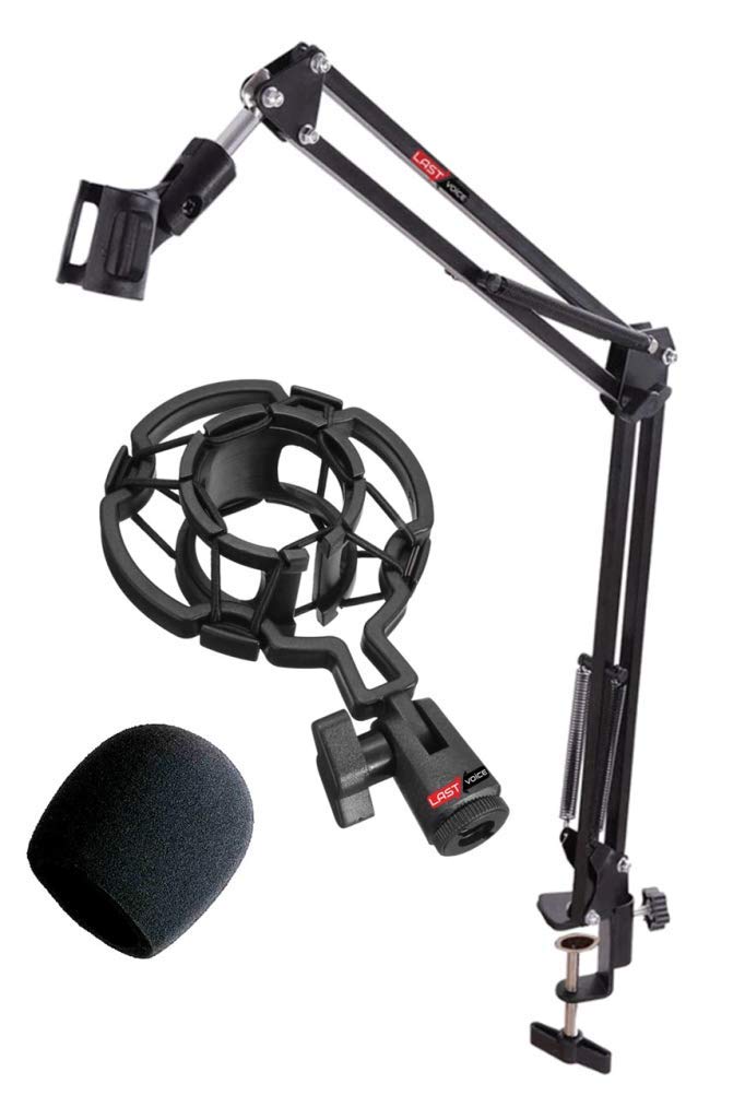 Lastvoice NB39X Mikrofon Standı + Shock Mount + Sünger Seti